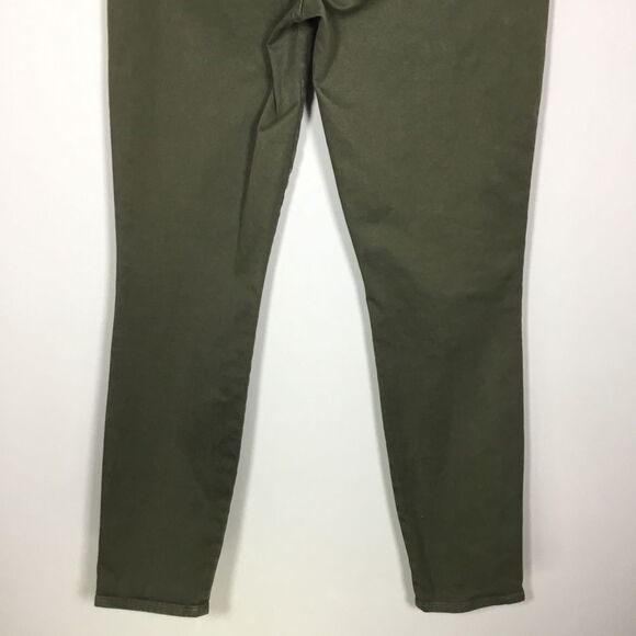Army green jeans red vertical stripe down the side waist 33” inner leg 27 1/2” - Picture 6 of 7